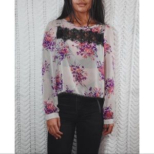 Floral printed blouse